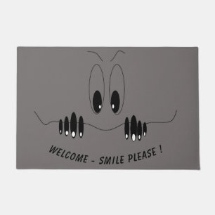 Grappige Deurmat met Curiosity Eyes - Smile