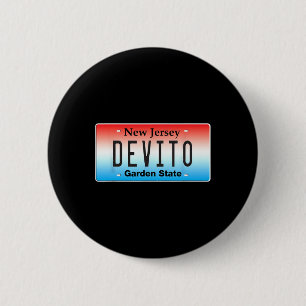 Grappige Devito New Jersey Italiaans-Amerikaanse N Ronde Button 5,7 Cm