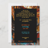 💀 Grappige Día de Muertos Party Uitnodiging (Achterkant)