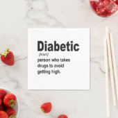 Grappige Diabetische Type 1 Definitie Awareness Gi Servet (Insitu)