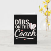 Grappige dibs op de coach verkopen hart Schattigee Kaart (Gele Bloem)
