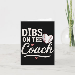 Grappige dibs op de coach verkopen hart Schattigee Kaart