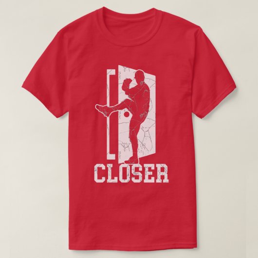 Grappige Dichter Slam de Deur Baseball Pitching Pi T-shirt (Design voorkant)