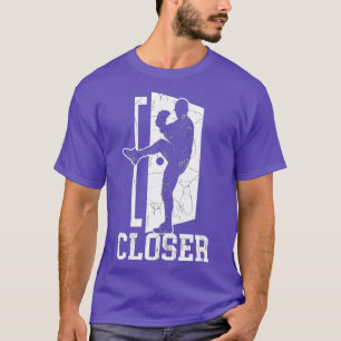 Grappige Dichter Slam de Deur Baseball Pitching Pi T-shirt