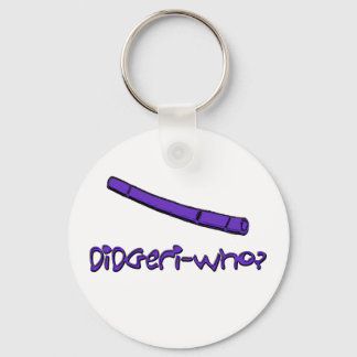 Grappige didgeridoo sleutelhanger