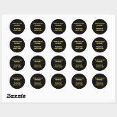 Grappige dieetgrap ronde sticker (Vel)