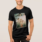 Grappige dier- en vogelillustratie - Natuur-Th Tri-Blend Shirt (Voorkant)