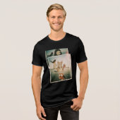 Grappige dier- en vogelillustratie - Natuur-Th Tri-Blend Shirt (Voorkant volledig)