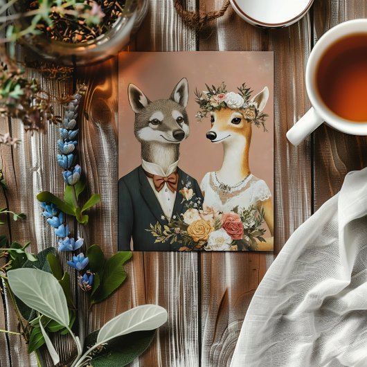 Grappige dieren bruiloft