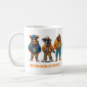 Grappige Dieren Cadeau Mode Koffie Koffiemok