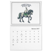 Grappige dieren geïnspireerde kalender (Feb 2027)