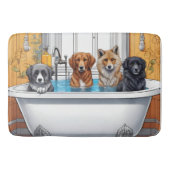 Grappige dieren in bad badmat (Voorkant)