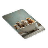 Grappige dieren in bad magneet (Rechterzijde)