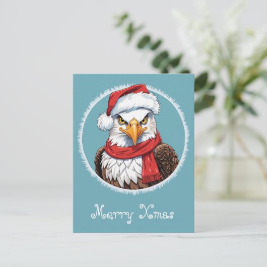 Grappige dieren Kerstfavorieten - Eagle 2 Briefkaart (Staand voorkant)
