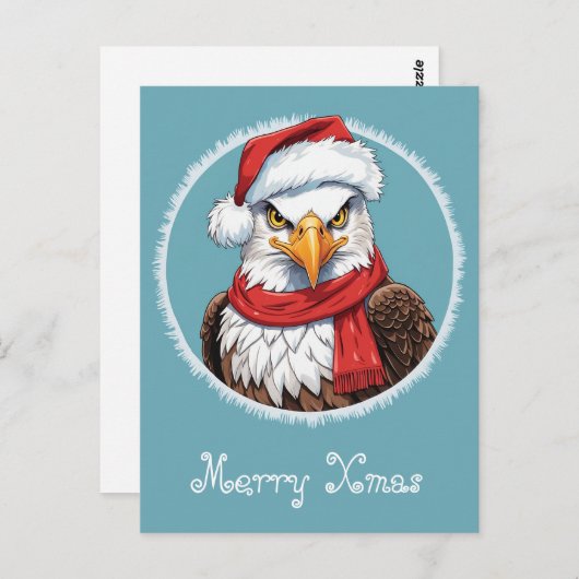 Grappige dieren Kerstfavorieten - Eagle 2 Briefkaart (Voorkant / Achterkant)