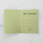 Grappige dieren Kerstfavorieten - Eenhoorn 1 Kaart (Binnen)