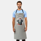 Grappige dieren Kerstfavorieten - Elephant 2 Schort (Gedragen)