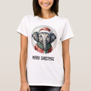 Grappige dieren Kerstfavorieten - Elephant 2 T-shirt