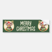 Grappige dieren Kerstfavorieten - Herten 2 Bumpersticker (Voorkant)
