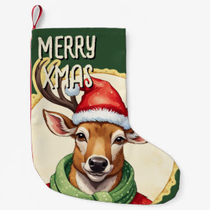 Grappige dieren Kerstfavorieten - Herten 2 Kleine Kerstsok