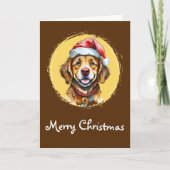 Grappige dieren Kerstfavorieten - Hond 1 Kaart (Voorkant)