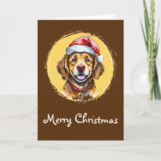Grappige dieren Kerstfavorieten - Hond 1 Kaart (Voorkant)