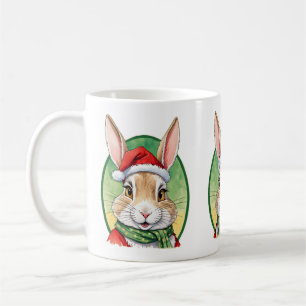 Grappige dieren Kerstfavorieten - Konijn 5 Koffiemok