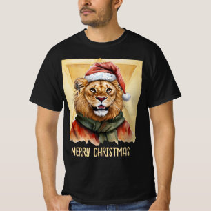 Grappige dieren Kerstfavorieten - Lion 1 T-shirt