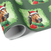Grappige dieren Kerstfavorieten - Paard 6 Cadeaupapier (Rol Hoek)