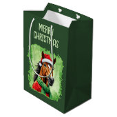 Grappige dieren Kerstfavorieten - Paard 6 Medium Cadeauzakje (Achterkant Gekanteld)