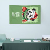 Grappige dieren Kerstfavorieten - Panda 1 Spandoek (Beurs)