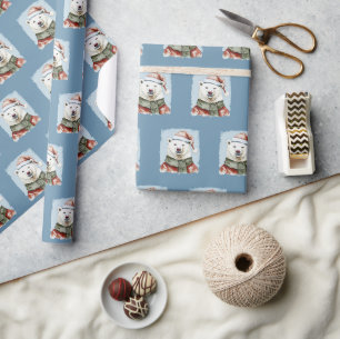 Grappige dieren Kerstfavorieten - Polar Beer 1 Cadeaupapier