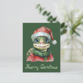 Grappige dieren Kerstfavorieten - Schildpad 2 Briefkaart (Staand voorkant)