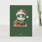 Grappige dieren Kerstfavorieten - Schildpad 2 Kaart (Achterkant)
