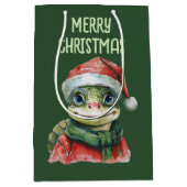 Grappige dieren Kerstfavorieten - Schildpad 2 Medium Cadeauzakje (Voorkant)