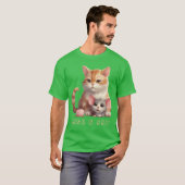 Grappige dieren muizen en kat t-shirt (Voorkant volledig)