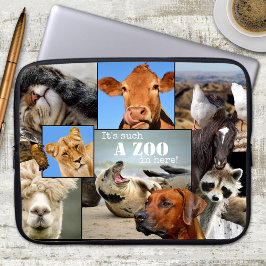 Grappige Dieren Zoo Laptop Sleeve