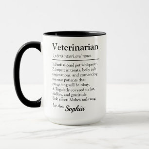 Grappige Dierenarts Definitie Dierenliefhebber Cit Mok