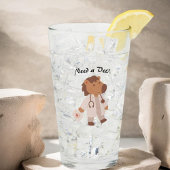 Grappige Dierenarts Humor Animal Care Quote Glas