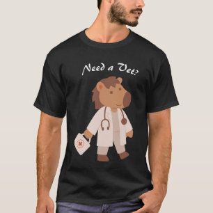 Grappige dierenarts humor dierenzorg citaat t-shirt