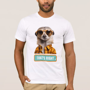 GRAPPIGE DIERENGRAFIEK T-SHIRT