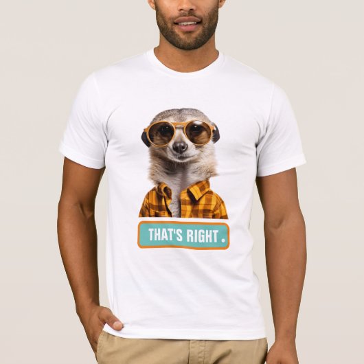 GRAPPIGE DIERENGRAFIEK T-SHIRT (Voorkant)