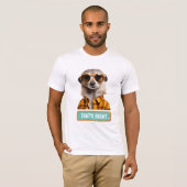 GRAPPIGE DIERENGRAFIEK T-SHIRT (Voorkant volledig)