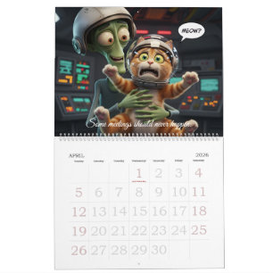 Grappige Dierenkalender – Vreemde & Scherpzinnige  Kalender