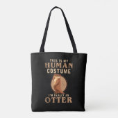 Grappige Dierenkostuum Dierenverzorger Tote Bag (Achterkant)
