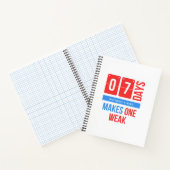 grappige dierenvogel notitieboek (Binnen)