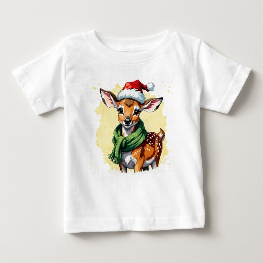 Grappige dierlijke kerstfavorieten - Fawn 1 (Voorkant)