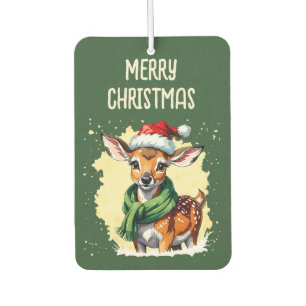 Grappige dierlijke kerstfavorieten - Fawn 1 Luchtverfrisser