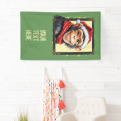 Grappige dierlijke kerstfavorieten - Monkey 2 Spandoek (Insitu)