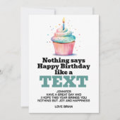 Grappige digitale download verjaardag kaart (Voorkant)